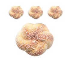 DAEHAN 雲朵麵包模型 4入, 混合顏色