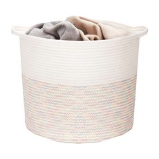 Ttanine 北歐風布藝收納籃 BGN073, 多色, 1個