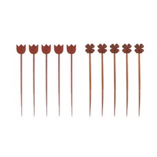 O 椅子木質裝飾鬱金香 5p + 三葉草 5p 套組, 1套