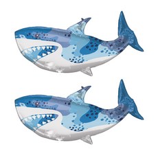 anagram 超級造型斑點鯊魚鋁箔氣球, 單一顏色, 2個