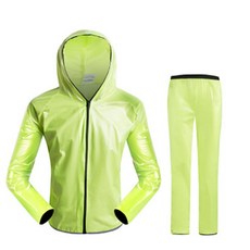生活防水型自行車雨衣組 RRS01+螢光貼紙 4入