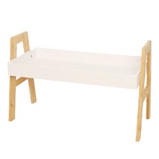 CleanArt plus Decozine 模組化A型托盤層架 大, 白色 + 原木