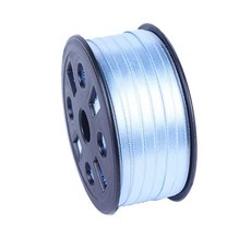 Nok 高密度緞面緞帶 5mm, 淡天藍色, 90m, 1個