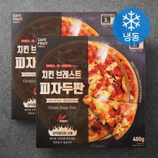 치킨 브레스트 피자두판 (냉동), 400g, 2개
