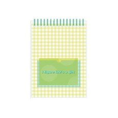 lucalab 口袋直式萬年型日誌手帳, 萊姆, 1個