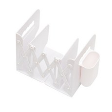 수아레뜨 길이조절 요술 책꽂이 + 펜꽂이 책정리함, 화이트