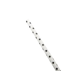 Kitchen Choice紙吸管 黑色圓點, 100件, 1個