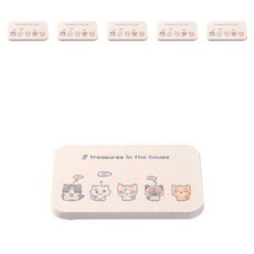 五體舒暢珪藻土方形浴室肥皂架 小, 隨機發貨, 6個