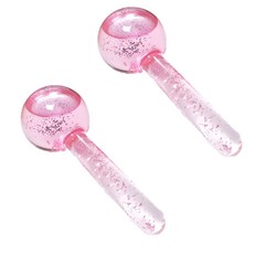 鎮靜冰球降溫按摩器 GB004, 2個, 珍珠粉