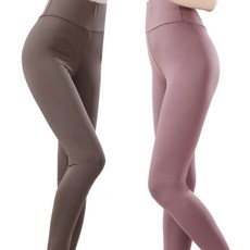 inersyou 女款高腰緊身褲 2件組