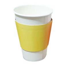 彩色杯套 黃色, 1個, 1000個