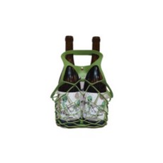 vin strip 雙瓶紅酒提袋, 橄欖綠, 1個