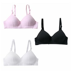 少女第三階段無鋼圈內衣 3入組