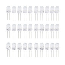 Inno09 Yujin LED 15.7mm 圓形 LED 燈 ULP-RM36A-30BN, 紅色的, 100個