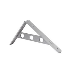 GeoBiz 高級款支架型不鏽鋼層架, 1個, 銀色