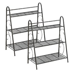 階梯式立架 鐵製多用途層架 YT_RA1181 2入, 單一顏色