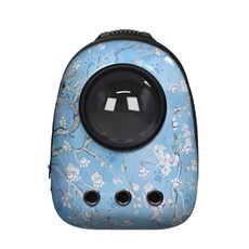 Jinho寵物油畫太空包, 櫻花藍