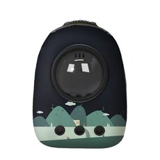 Jinho寵物油畫太空包, 黑夜森林