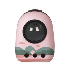 Jinho寵物油畫太空包, 粉紅色