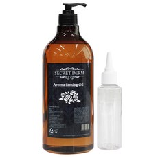 Secret Derm 緊緻按摩油 1000ml 迷迭香+壓頭+空瓶 100ml, 1L, 1組