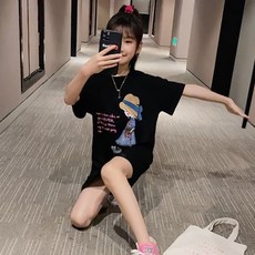 Angel-i 女童草帽女孩短袖連身裙