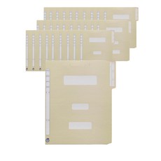 Munhwa Filing System 政府文件文件 10p, 灰色的, 5個