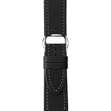 OAS스트랩 갤럭시워치 42mm 바레니아 클래식 스트랩 더블폴딩 디버클(실버), 블랙A(스트랩), 실버(버클), 1개