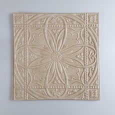 CCUMI 裝飾性泡沫瓷磚 28 x 28 cm CT-08 SD, 雪米色, 40個