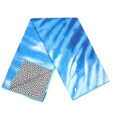 스타 파라다이스 섬머 비치 타올 160 x 80 cm, 블루 투톤, 1개