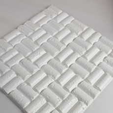 CCUMI 裝飾性泡沫瓷磚 29 x 29 厘米 CT-03, 30個, 白色