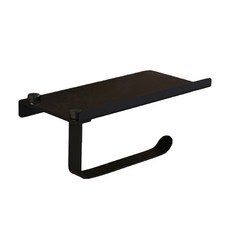 The Bath掛架型衛生紙架, 黑色的, 1個