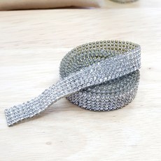 熱熔水鑽蕾絲, 水晶, 1個