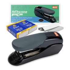 MAX 訂書機套組 HD-50F 黑色 1套, 1組