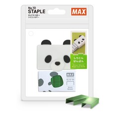 MAX JAPAN Panda 綠色訂書機墊片 1000p, 10針, 1組