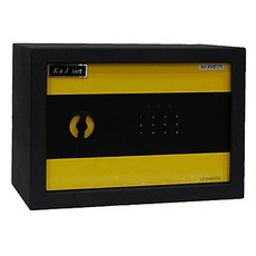 家用辦公用迷你保險箱 KJ-25QT, 黃色