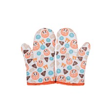 空氣蕾絲格紋動物圖案烤箱手套, A型, 1套