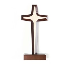 原木桌上型復活十字架, 混合色, 1個
