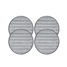 Home Clean 濕拖清潔機用圓形超細纖維清潔布 小型, 4個