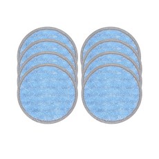 Home Clean 拖地機相容超細纖維拖布 藍色, 8個