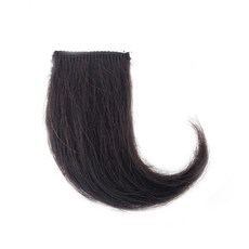 pickNwear 男款M字型劉海用假髮, 自然黑, 1個