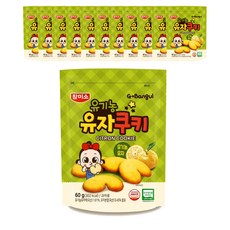 愛心造型柚子餅乾, 60g, 12包