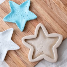 AngleThing 海洋海星托盤矽膠模具, 單色