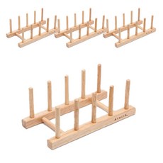 ACACIA 日式竹製瀝水盤架 4入, 單色