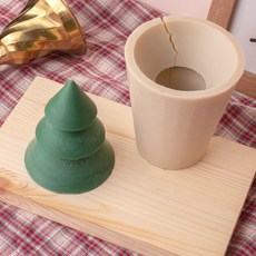 AngleThing 6格3層幾何樹造型矽膠模具, 單色