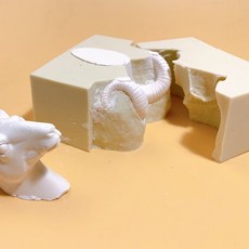 AngleThing 仿古山羊裝飾矽膠模具雙面, 單色