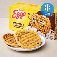 에고 초콜릿칩 와플 (냉동), 349g, 1개입, 1팩