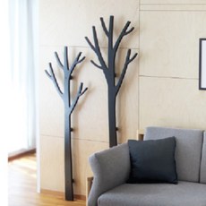 상상후 노르웨이숲 큰가지 스탠드 옷걸이, 블랙