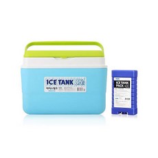 KOMAX 冰桶 8.5L+冰袋 0.6L, 天藍色