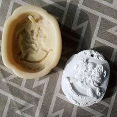 앵글띵 목마 탄 산타 실리콘몰드