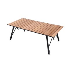 折疊露營桌, 木杆